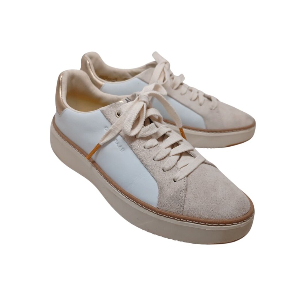 Cole Haan Sneakers Grand Series 360 Suede Leather Lace‎ Up Womens 7